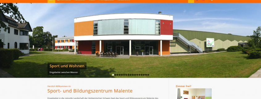 Homepage Sport- und Bildungszentrum Malente
