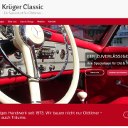 Webdesign Krueger Classic Oldtimer Rosengarten
