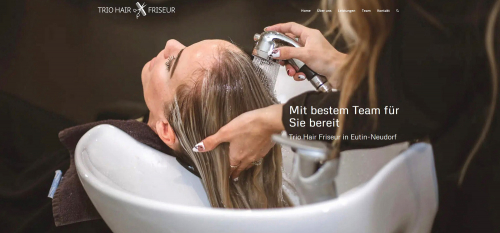 Neue Homepage TRIO-HAIR-FRISEUR